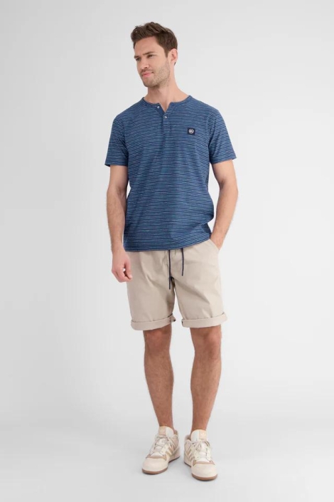 Lerros t-shirt/serafino 1/2 arm
